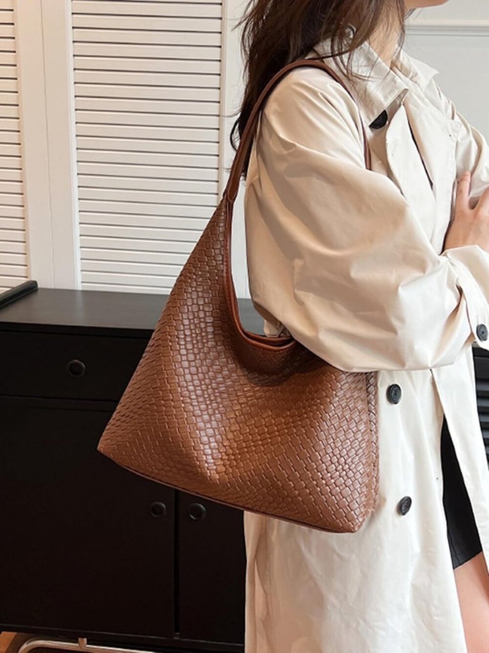2026 Leather Tote Bag for Women Top-handle Shoulder Bag, Hobo Bags Large Capacit - Picture 3 of 6